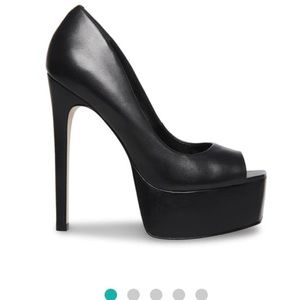 Steve Madden Lust Black Leather